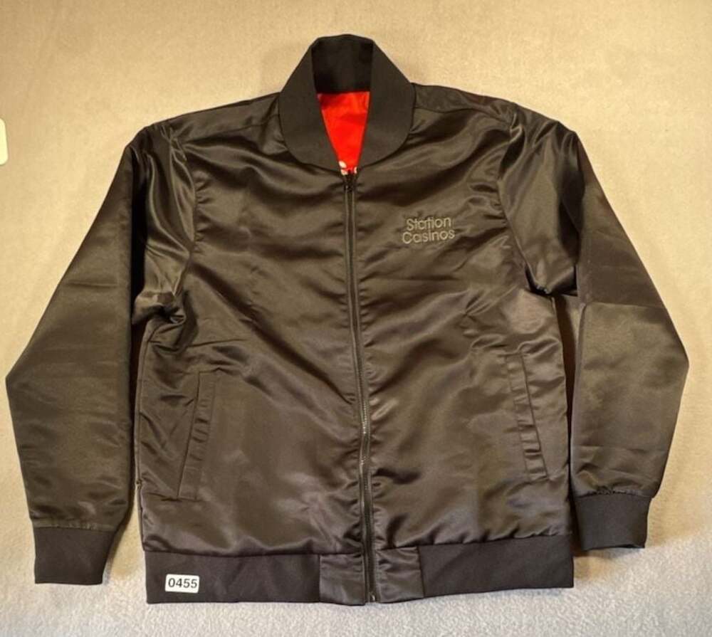 Station Casinos 50th Anniversary Reversible Satin Bomber Jacket